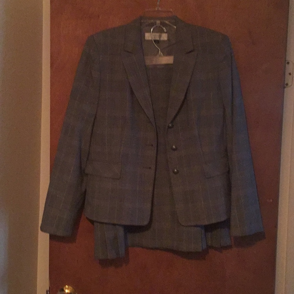 Gray plaid 2piece Tahiti